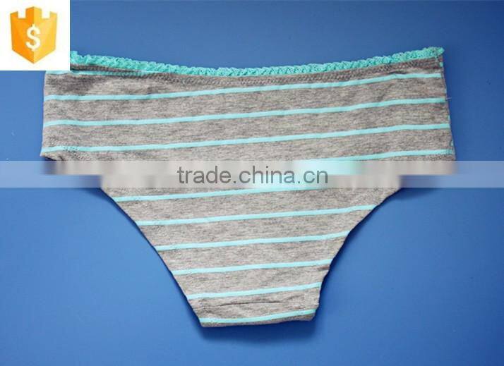 Hot selling young lady lovely cute underwear lingerie fashion design cotton lady underwear