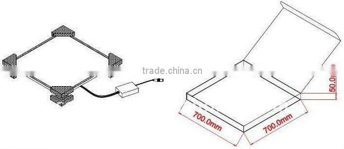 600x600 LED Wall Decorative Panels 36W