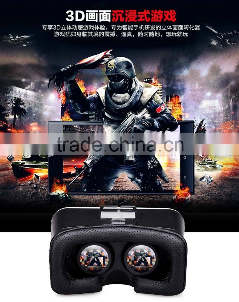 Reality virtual 2016 3dvr virtuality glasses virtual reality equipment VR Park V3 with remote control in whole sales
