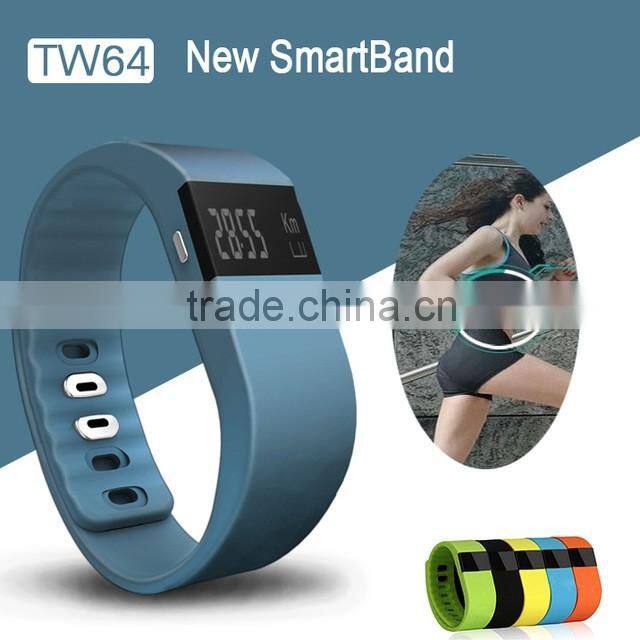 Hot OLED Screen TW64 Smart Wristband Bluetooth Sport Wristband Sleep Monitoring Fitness Tracker