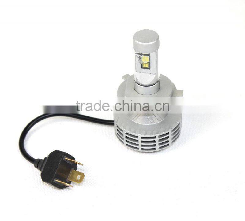 New arrival energy saving waterproof h4 hi/lo led fanless all in one design
