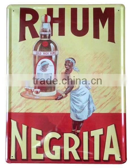 Beer tin sign for advertisment