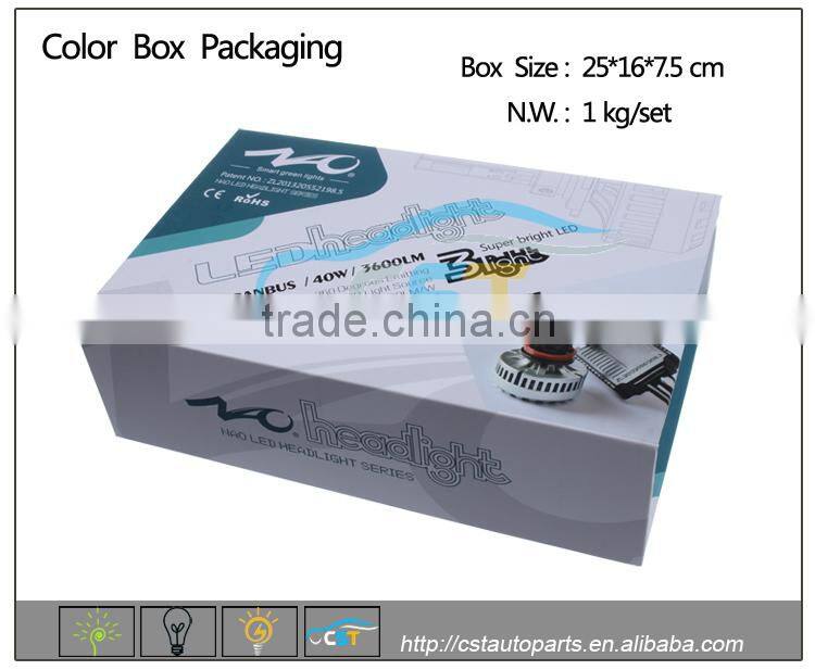 CST A340 COB DC9V~36V 80W CANBUS 9005 7200LM