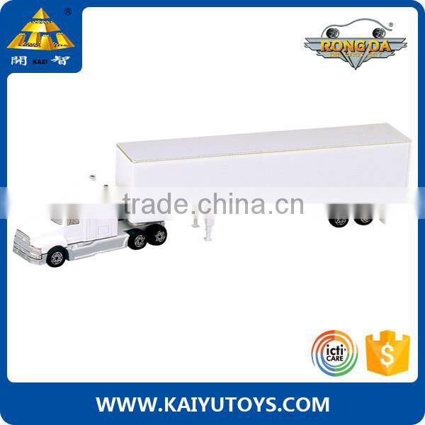diecast model car metal car scale truck model container car