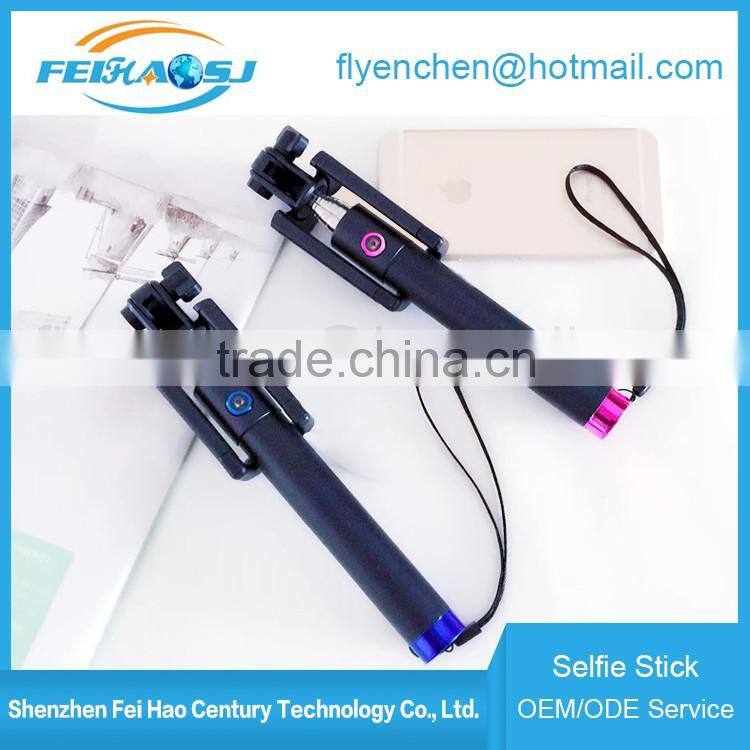 Colorful selfie stick for cell phone tripod selfie stick wireless monopod selfie stick
