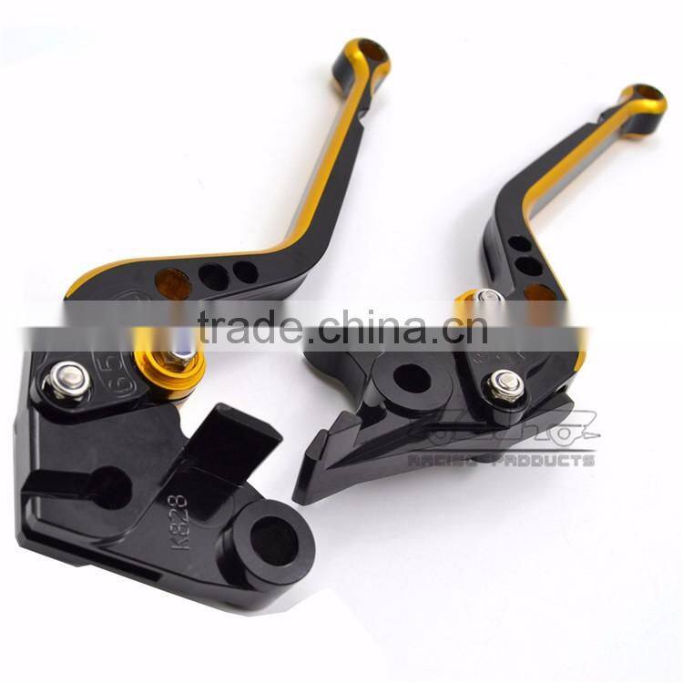 BJ-LS-011 Golden motorcycle Long Clutch Brake Lever Set CNC Aluminum for Yamaha MT-01