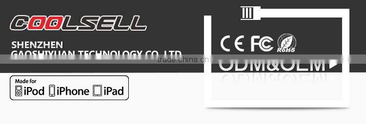 Reliable Braided MFi usb cable MFi Certified Charging and Syncing usb data cable for iPhone 6s