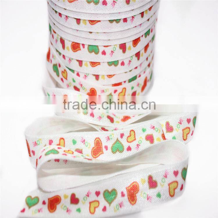 Heat printed color by the yard colors chart available, elsatic for headband