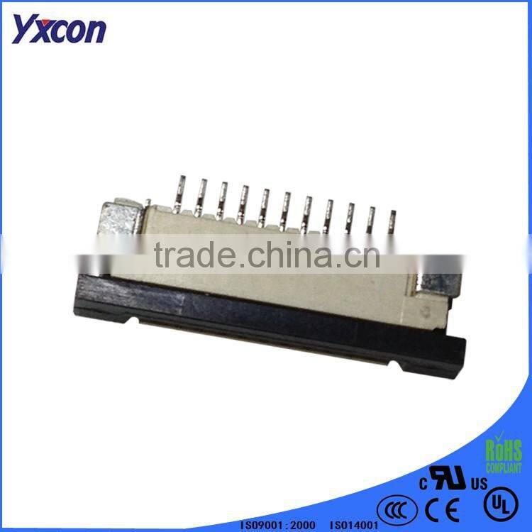 Dongguan Yxcon 15 pin dual row right angle FPC connector