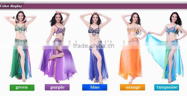 blue girls bra top and hip belt (XF-056 blue)