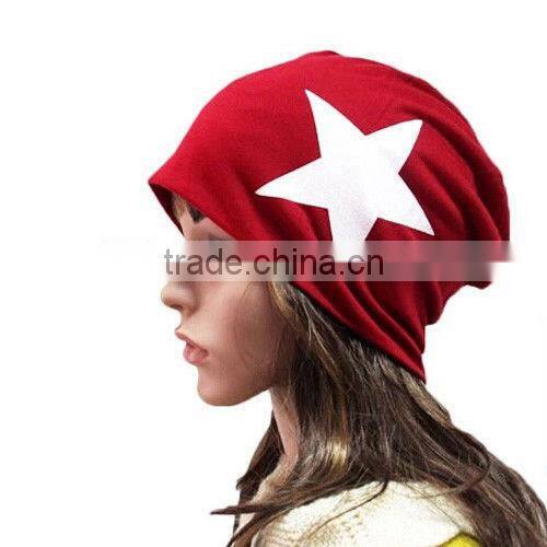 Men Women Xmas Warm Winter Popular Unisex Star Hip-Pop Caps Beanie Knit Ski Hats