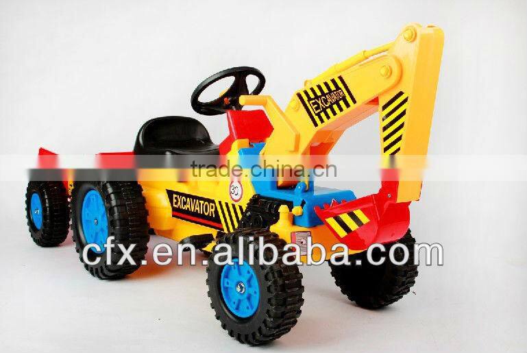 Plastic Kids Toys Ride On Car with Trailer 415