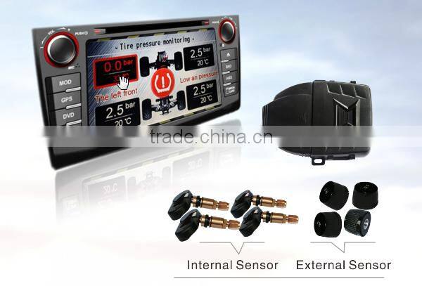 Hot sale car dvd system internal tpms car tpms internal dvd