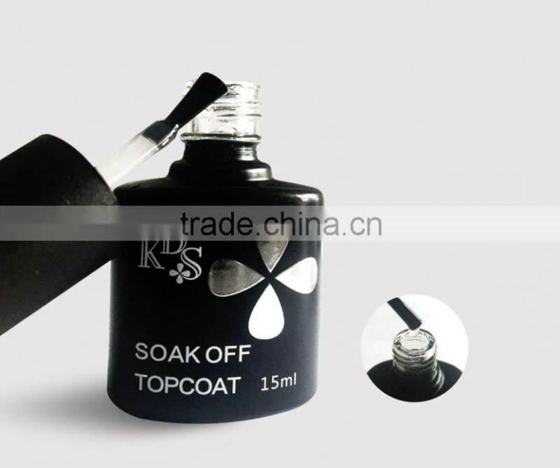 KDS soak off highlight topcoat finish nail polish