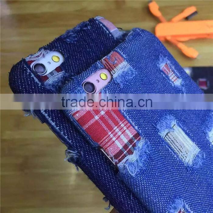 new arrival 2016 luxury cover jeans cases for iphone 6 6 plus phone