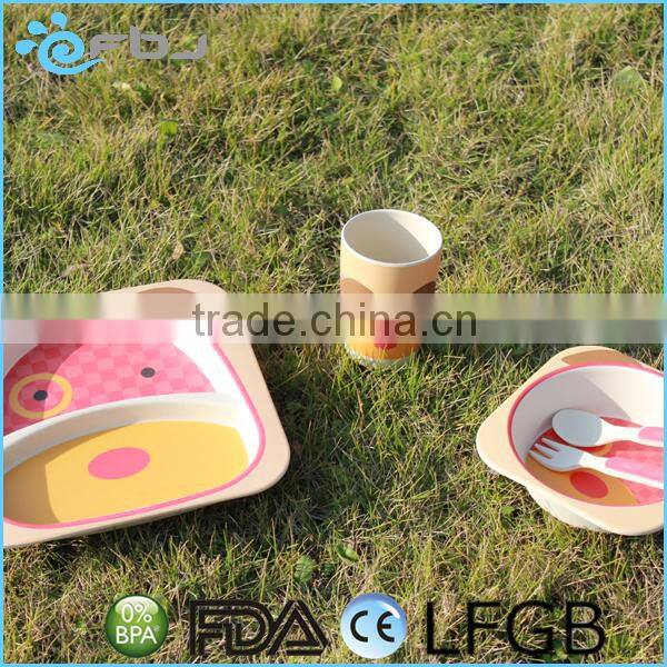 Biodegradable Eco-Friendly BamBoo Kids Dinner Set /