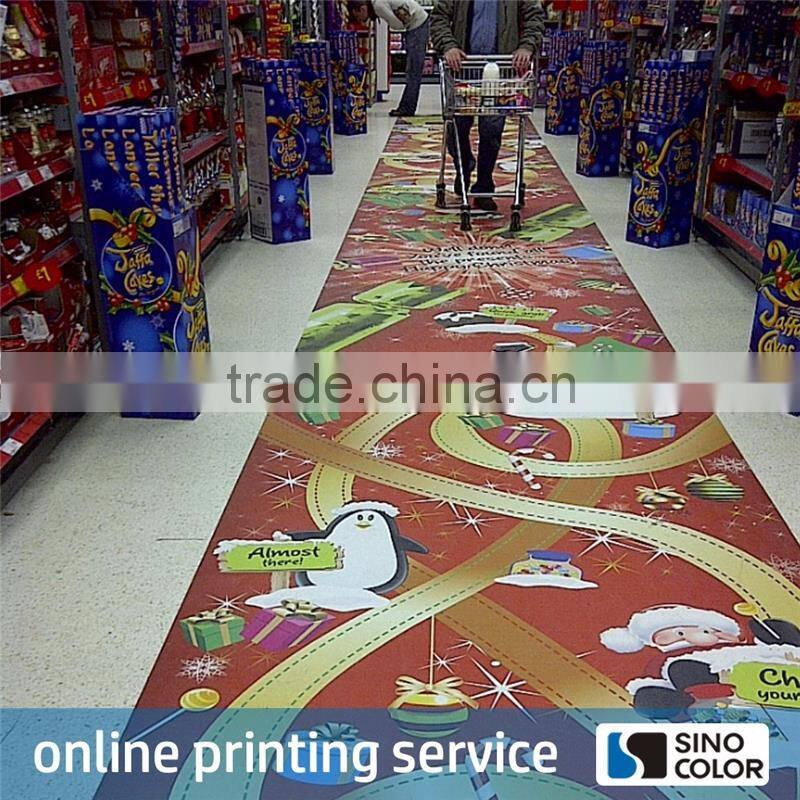 Long Life PVC Film floor graphics printing