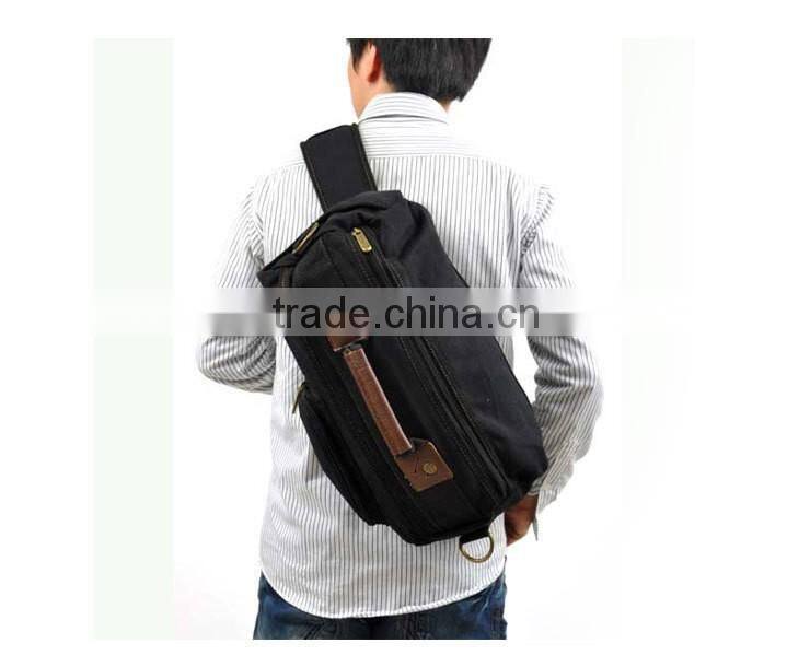Factory OEM promotion canvas travel sport shoulder bag