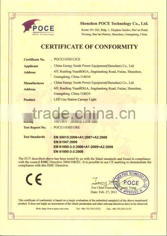 LED Tunnel Lamp for Outdoor Reflector Lighting