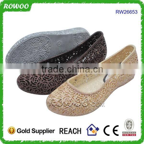 Comfortable jelly wedge PVC shoes nurse shoes with wedge heels