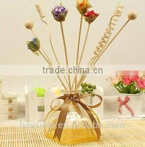 colourful glass reed diffuser amber bottle wholesale