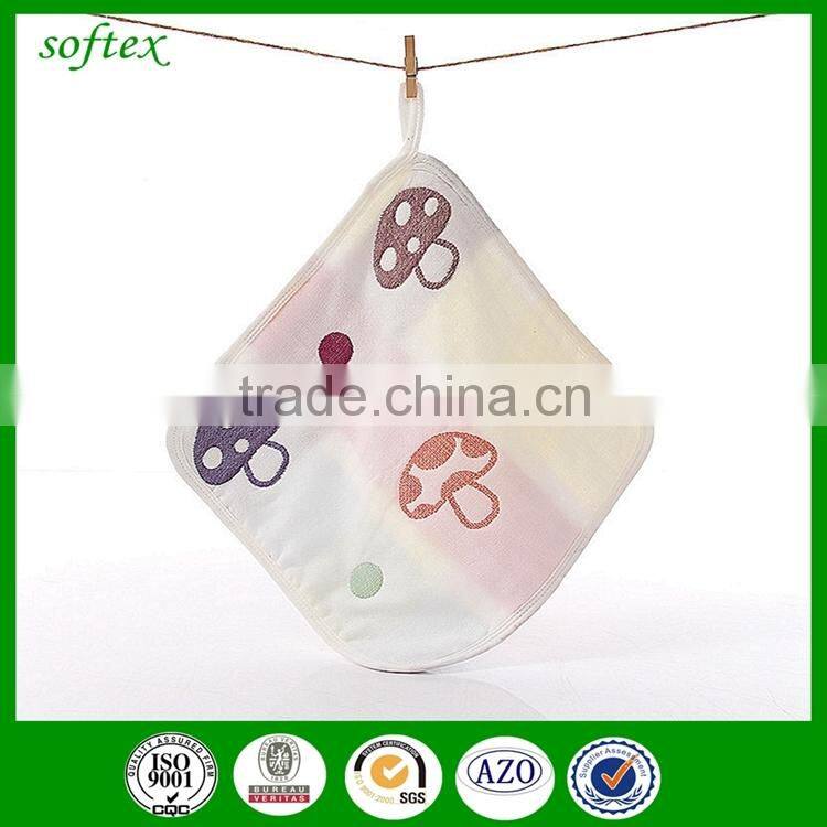 cotton baby hanging hand towel