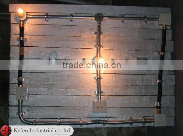 BS4568 zinc-plated galvanized non-liquid tight flexible conduit / 25mm diameter flexible metal conduit