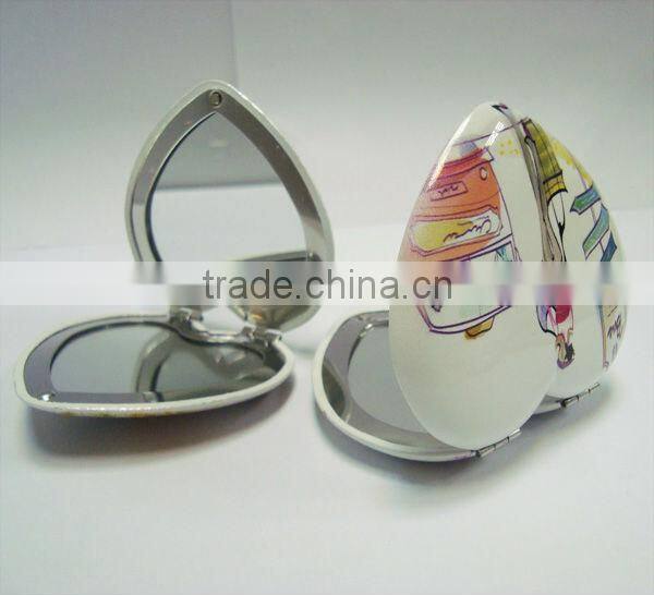 Makeup Metal Mirror in Aluminum High Quality Cosmetic Mirror/Compact Mirror
