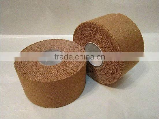 ( S )Rigid micropore sports strapping tape rayon/cotton fabric professional supplier