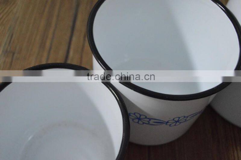 Metal enamel canister set,high quality tumbler