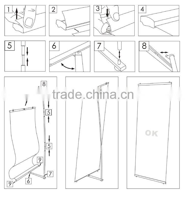 2016 new style fashionable promotion protable L stand