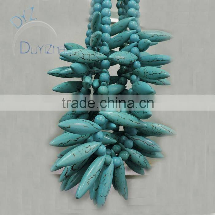 latest nail design turquoise diy jewelry for necklace in red