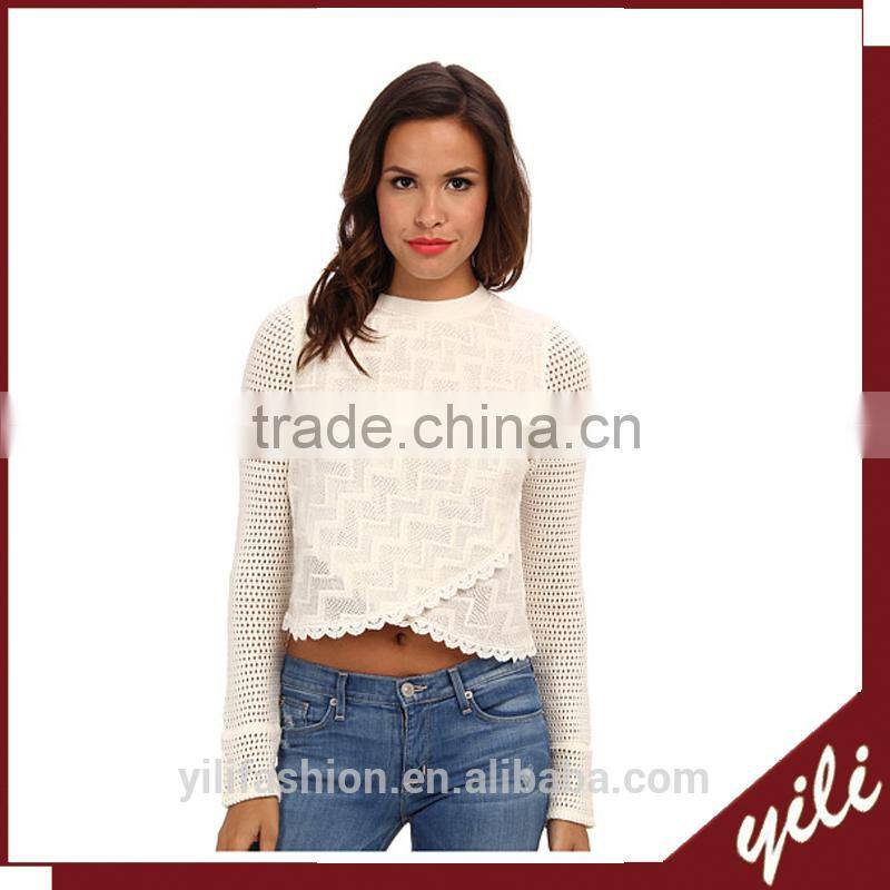 slim sexy design blouse for women long sleeves tops for ladies