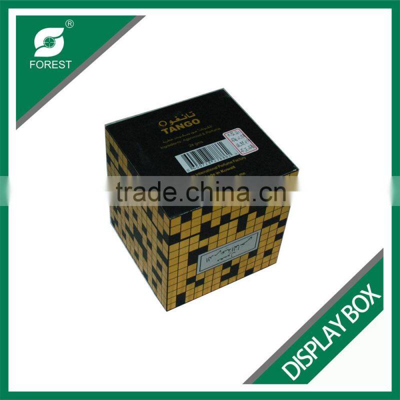 HIGH QUALITY CUBE SHAPE CARDBOARD GIFT DISPLAY BOX FOR DISPLAYING JEWELLERYS