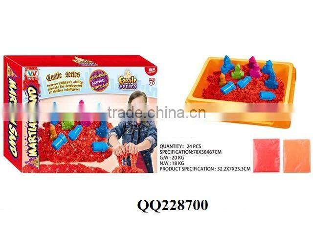 500G Kids DIY magic sand with 1pcs sand tray+5pcs sand mold,kids toys sand, magic toy sand