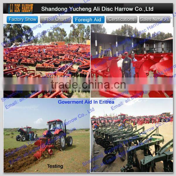 Tractor mounted 3 discs agricultural Tubular Disc Plough