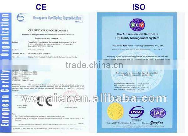 300w high efficiency wind generator for landscape