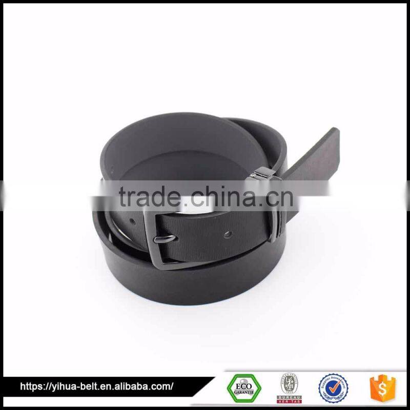 Custom Metal Men Leather Pressing pin buckle belt