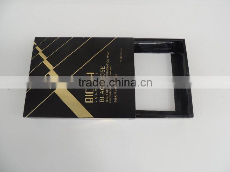 full printed paper drawer box for cosmetic