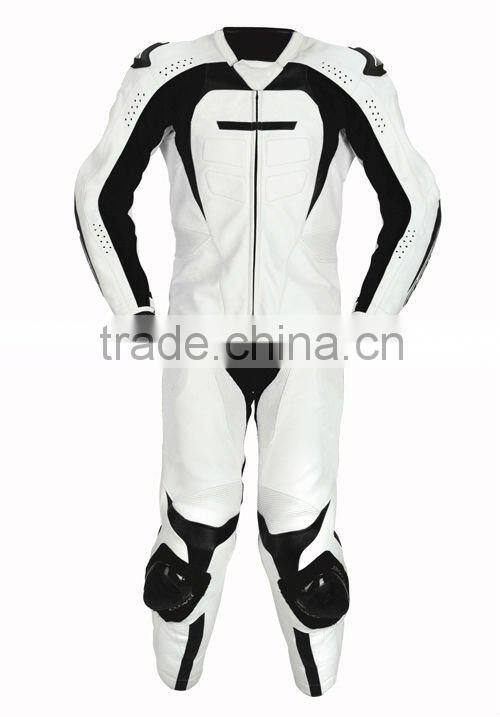 Mens Professional Motorbike Leather Racing Suit