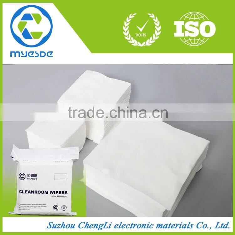 1009SLE disposable lint-free 100% polyester Cleanroom wiper cloth