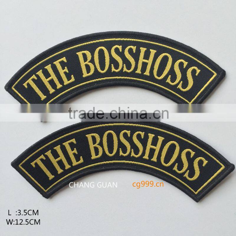The colourful woven label for gifts