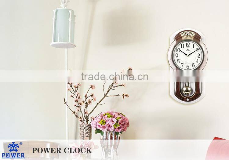 Plastic Glass China Manufacturer Wall Clock For Craft Clock With 8 Music Sweep Quartz Movement