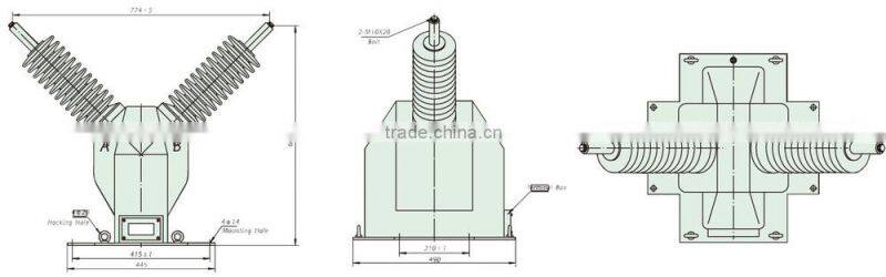 Outdoor high voltage 33kv transformer