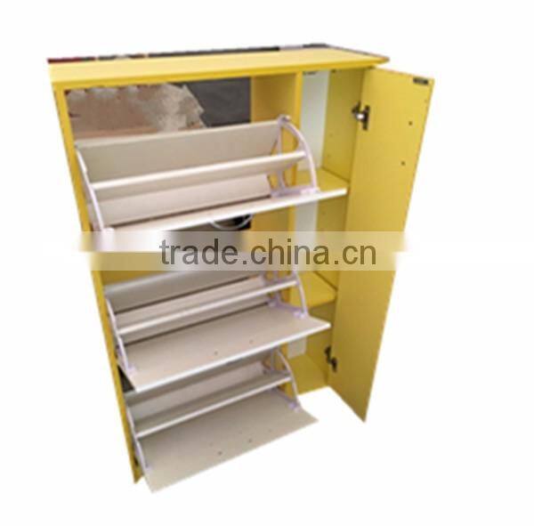 2016 hot sales folded shoe cabinet with drawer