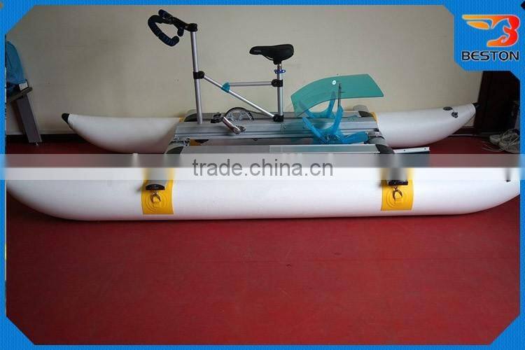 Best quality fiberglass material sea water bike bicycle pedal bike for sale