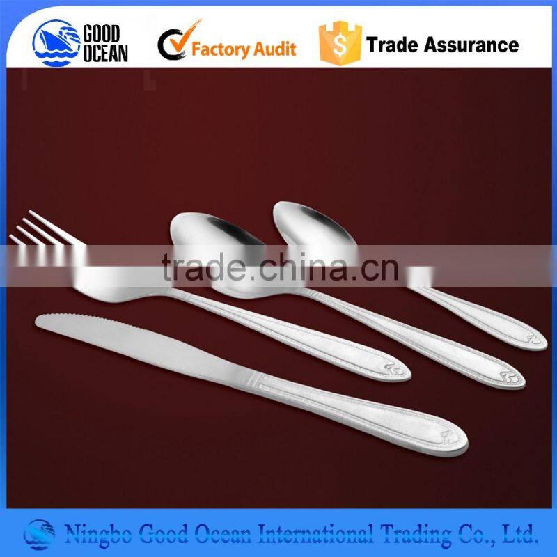 Stainless steel spork with spoon and fork