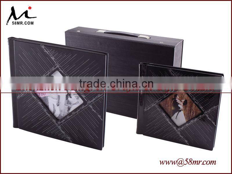 Nice Digital Wedding Photo Album Cover, Leather Acrylic Album Cover Design