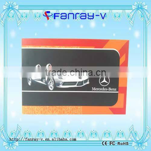 High quality 4.3 inch TFT color screen business video card video book video brochure with 1400mAh built-in battery