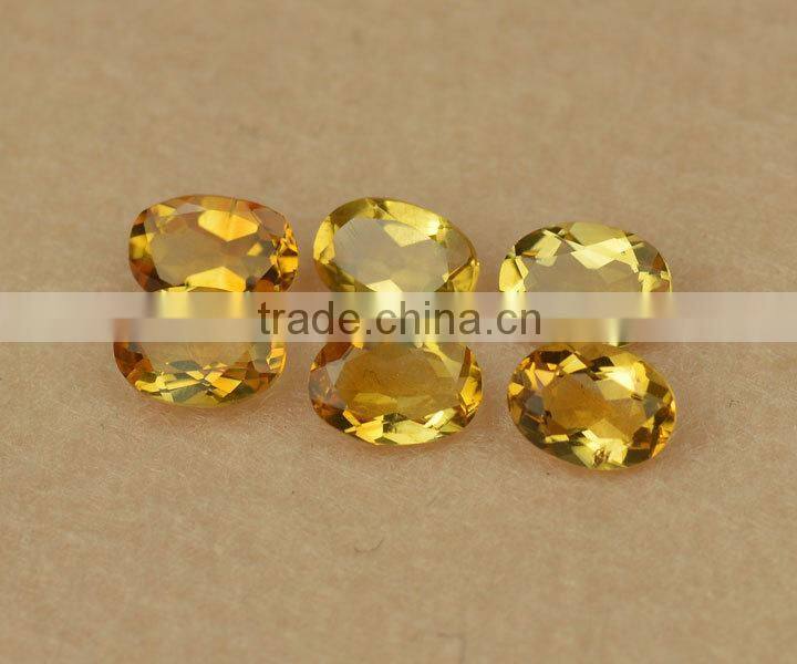 natural round shape yellow citrine stone prices